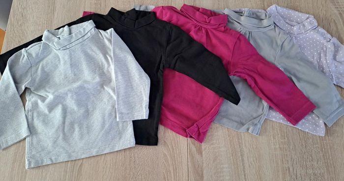 Lot de 7 sous-pull 12 mois