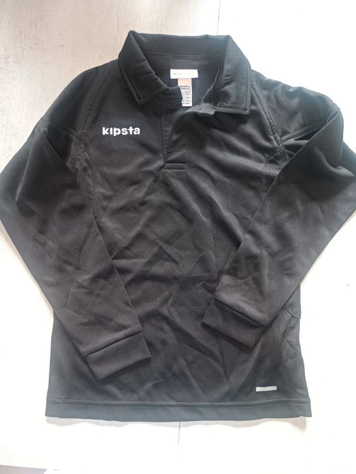 Polo manches longues kipsta 8 ans
