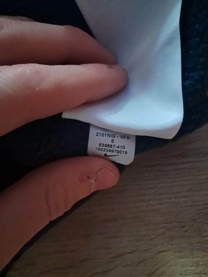 Pull nike bleu marin taille S - photo numéro 6