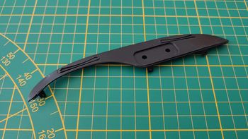 Garniture supérieure du tableau de bord 54B n°54 Porsche 911 Carrera RS 2.7 1/8 1/8ème Altaya #B37