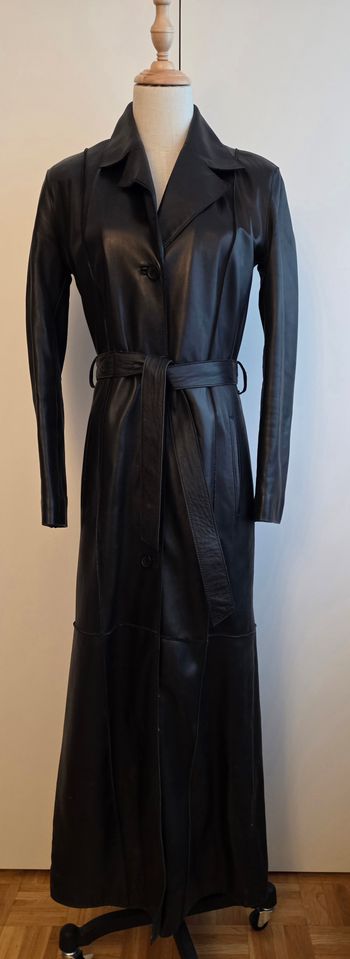 Veste longue en cuir Oakwood, taille S