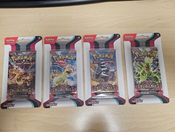 Artset Blister Booster Pokémon Flammes obsidiennes EV3