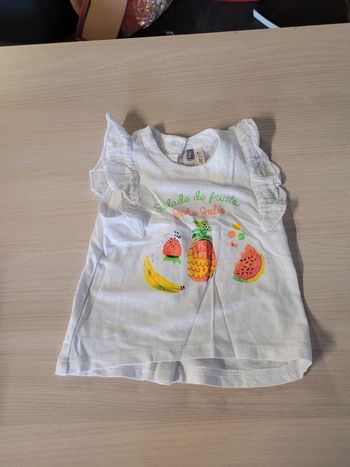 Tee shirt manches courtes 3 mois