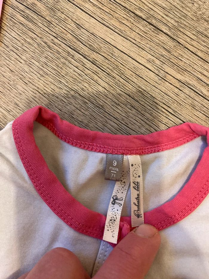 Lot 4 pyjamas légers 9 mois - photo numéro 7