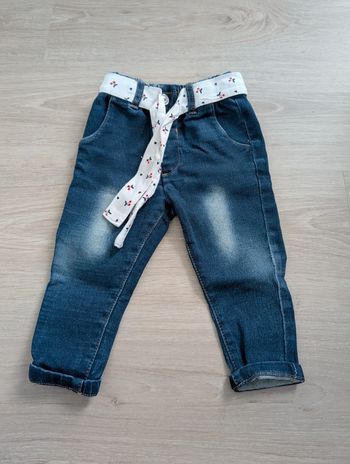 Jeans avec ceinture