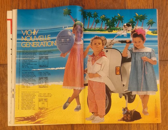 Ancien magazine modes et travaux années 80 vintage - photo numéro 8
