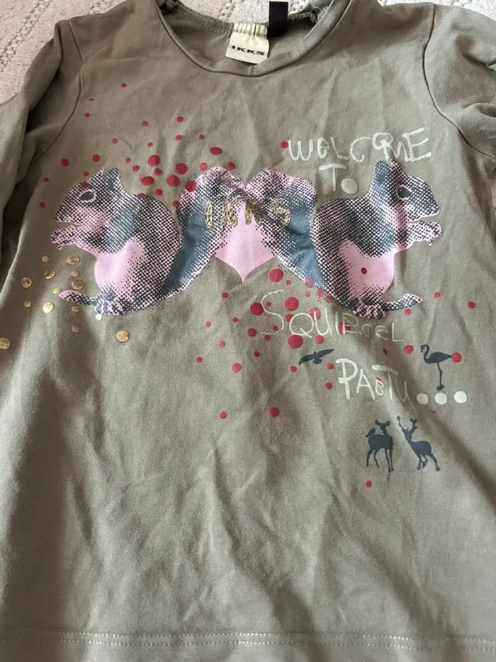 T-shirt kaki clair - photo numéro 2