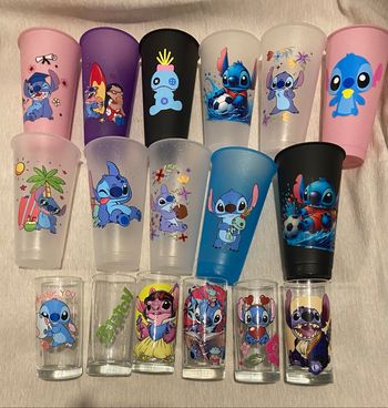 Verre et gobelet grande taille