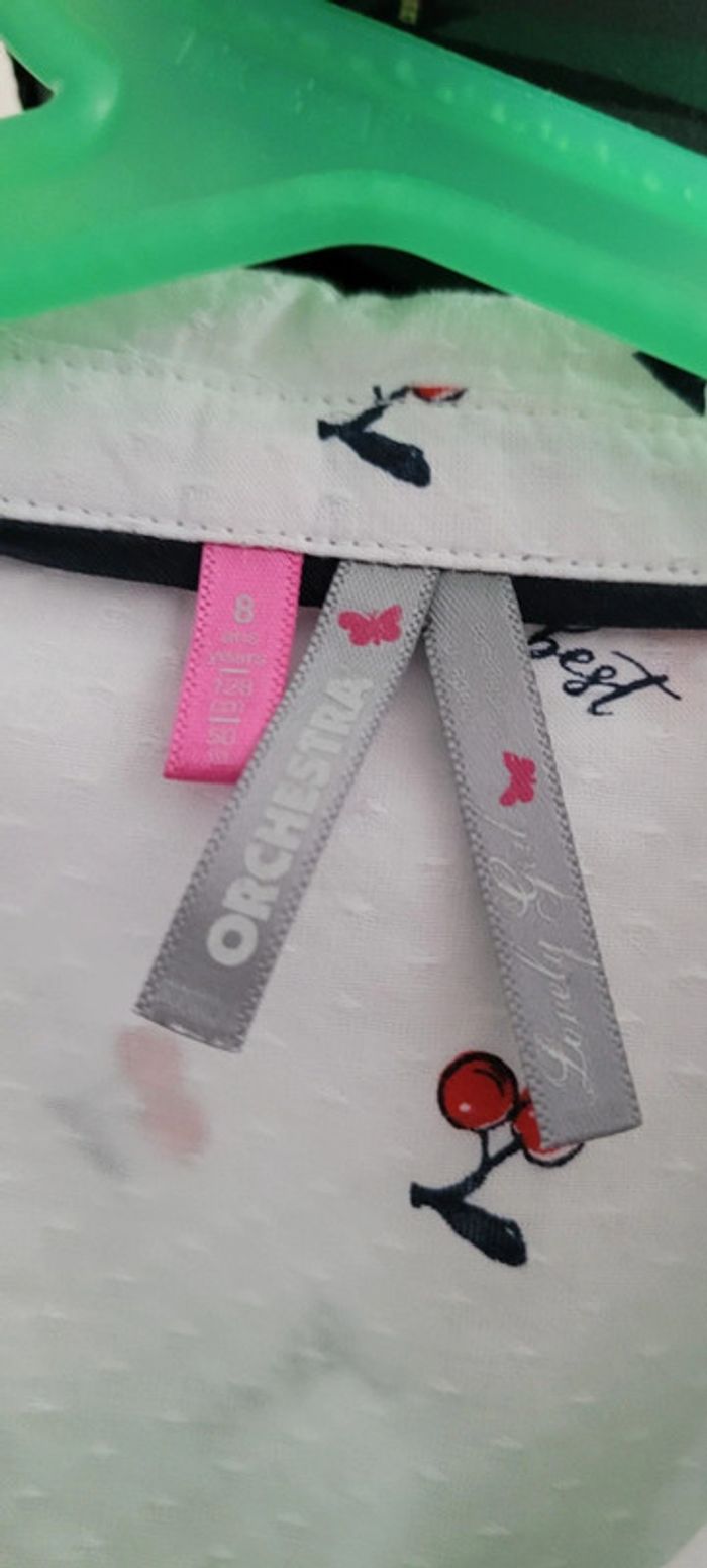 Chemisier cerise Orchestra 8 ans - photo numéro 4