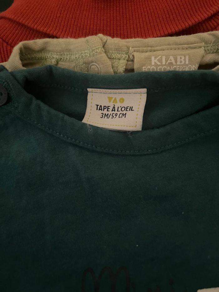 Très beau tee shirt à longue manche pour bébé garçon - photo numéro 3