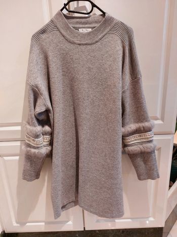 Robe pull grise kilky