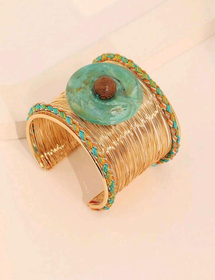 Bracelet manchette bohème - photo numéro 2