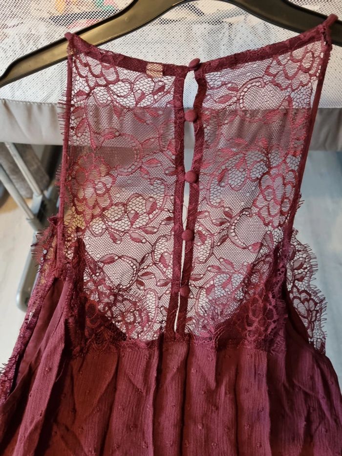 Top débardeur Bordeaux taille xs - photo numéro 4