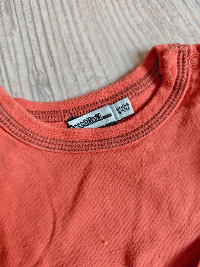 Tshirt manches longues 6 mois - photo numéro 3