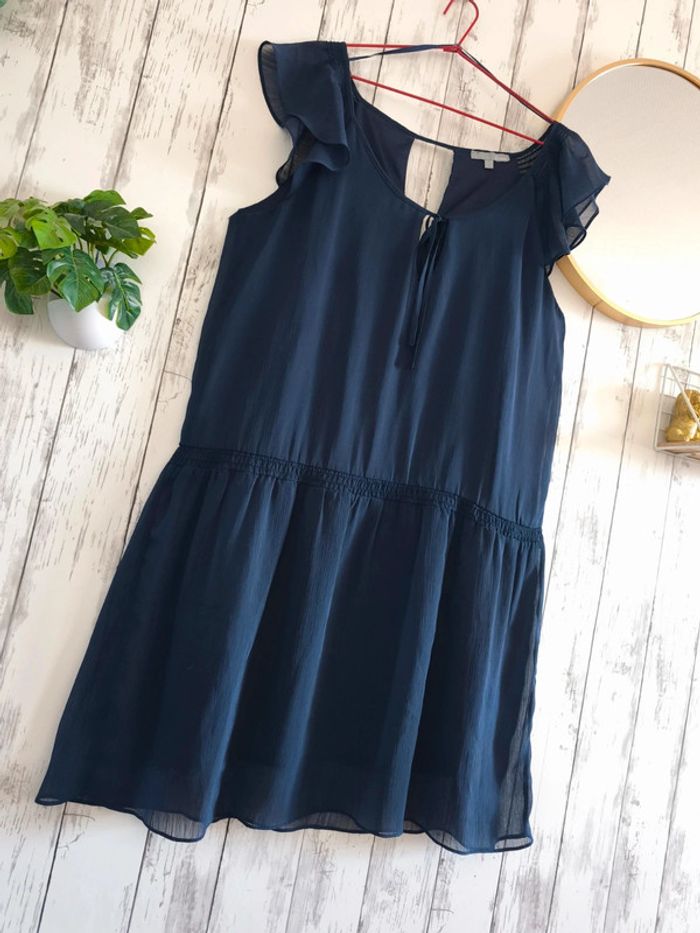 Robe bleu marine Etam femme 40 - photo numéro 3