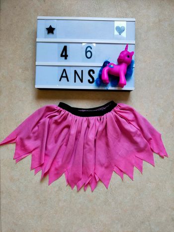 Jupe de déguisement rose 4/6 ans
