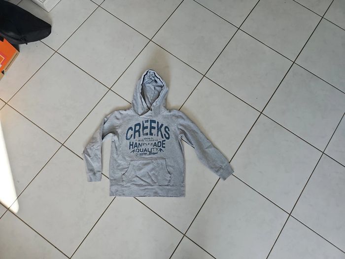 Sweat à capuche garçon 12/14 ans Creeks u42