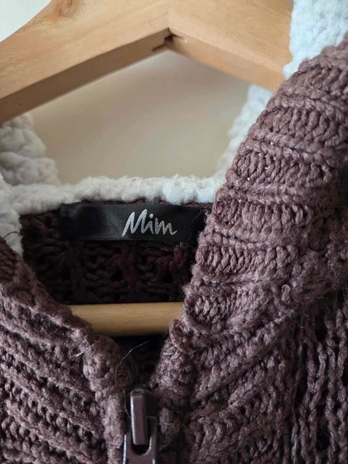 Gilet Mim marron taille S - photo numéro 5
