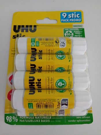 Lot de 9 bâtons de colle