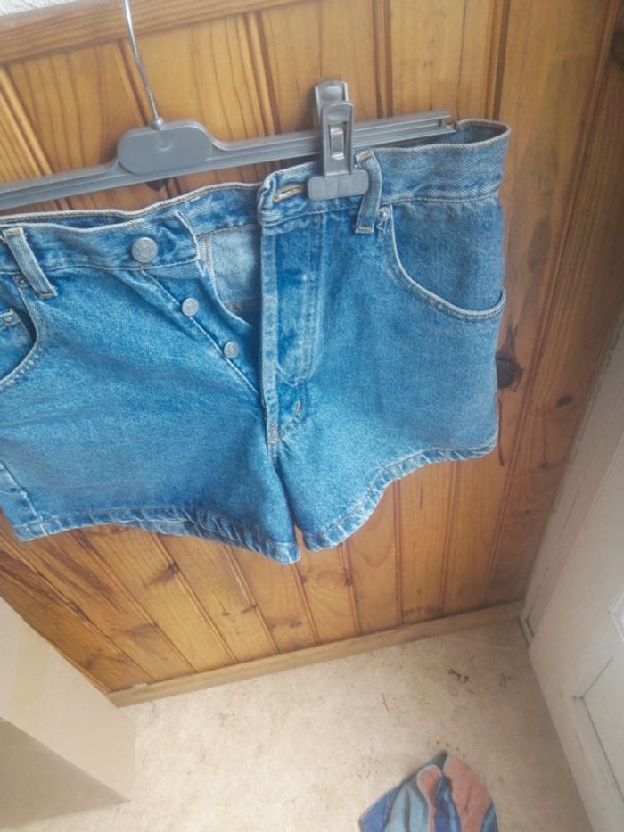 Short en jeans