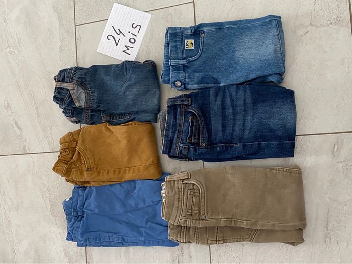 Lot de 6 pantalons 2 ans - photo numéro 2