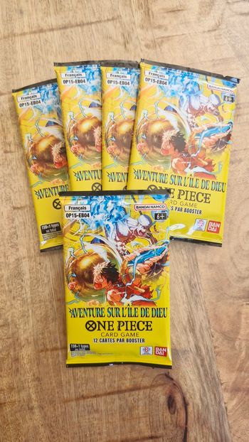 5 Boosters One Piece OP15 - EB04 neuf
