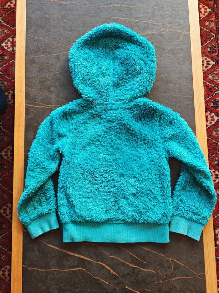 Gilet zippé bleu Roxy 4/5 ans - photo numéro 3