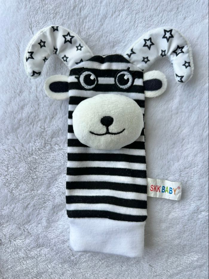 Chaussettes et hochets contrastés bébé - photo numéro 6