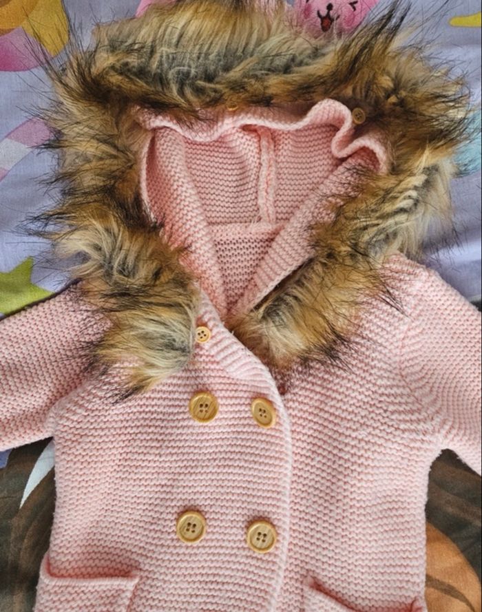Veste crochet fourrure - photo numéro 2