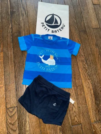 ensemble petit bateau 12 mois