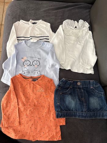 Lot de 6 vêtements Kiabi en 6 mois