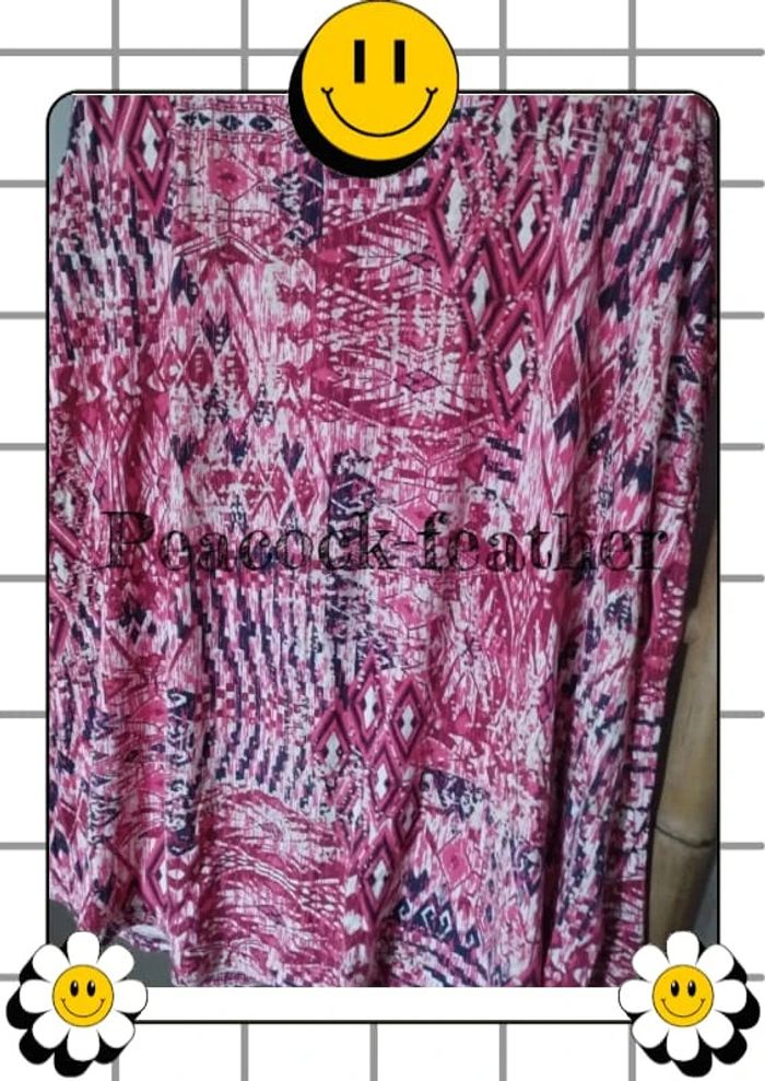 Débardeur tunique rose neuve 42 ms mode - photo numéro 3