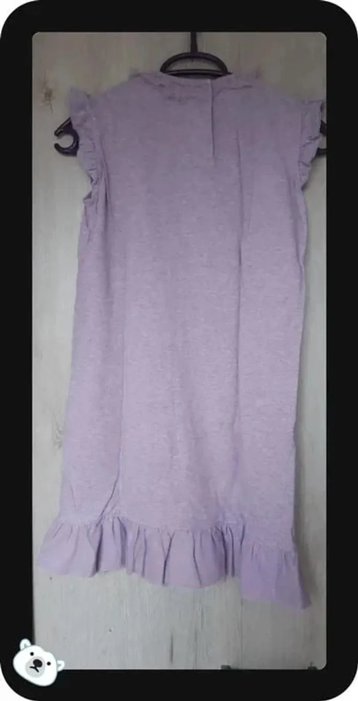 Chemise de nuit sergent major parme "licorne" 10 ans en parfait état - photo numéro 4