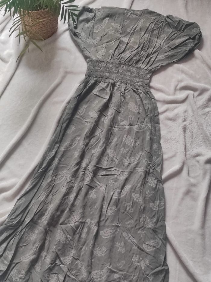 Robe longue imprimée fleurie T1 36 - photo numéro 6