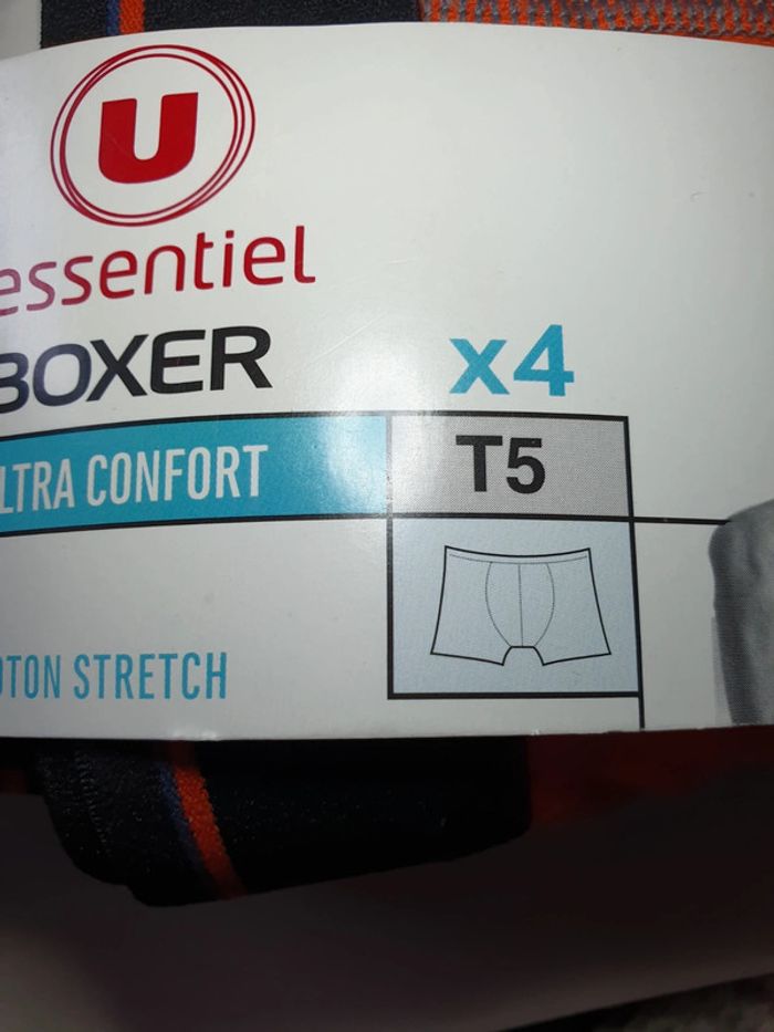 Lot 4 boxers homme taille 5 - photo numéro 2