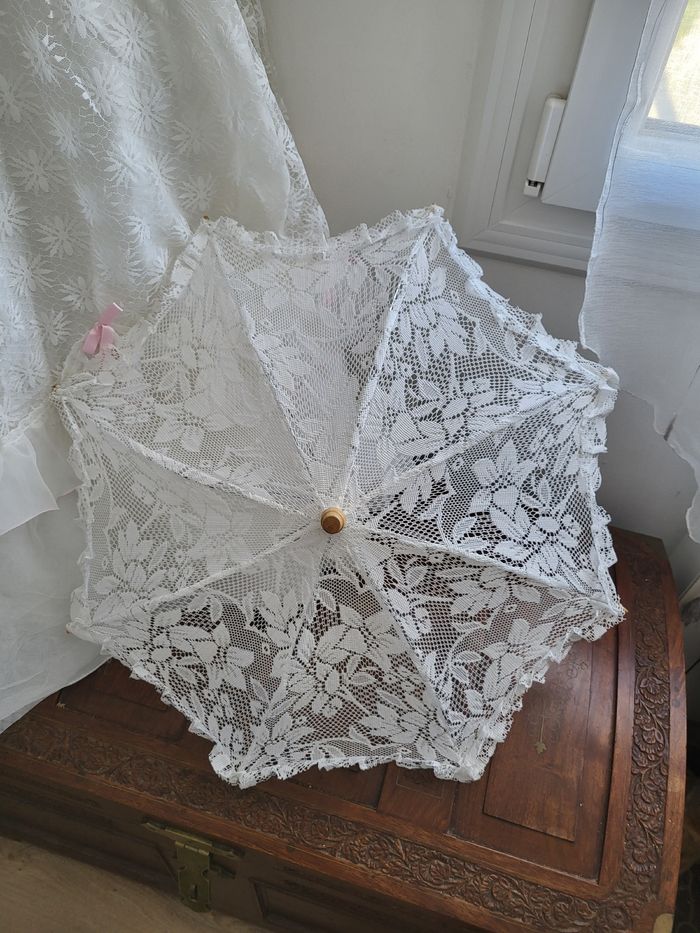 Robe en dentelle blanche vintage Belle époque - photo numéro 8