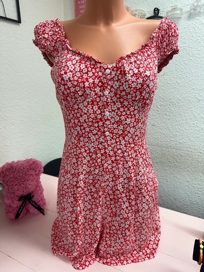 Combishort à fleurs