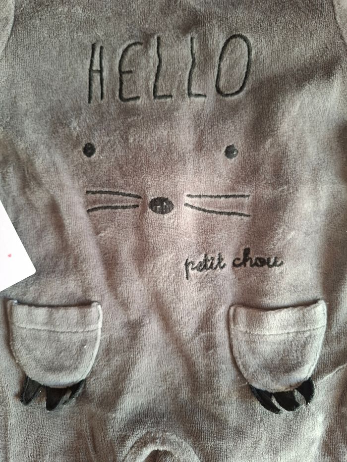 Lot 2 pyjamas 1 mois ( 52-55cm) - photo numéro 5