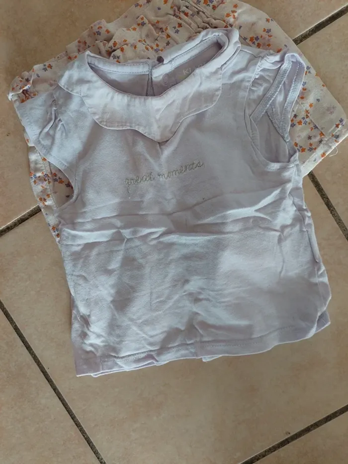 Ensemble Tee-shirt short 6 mois - photo numéro 4