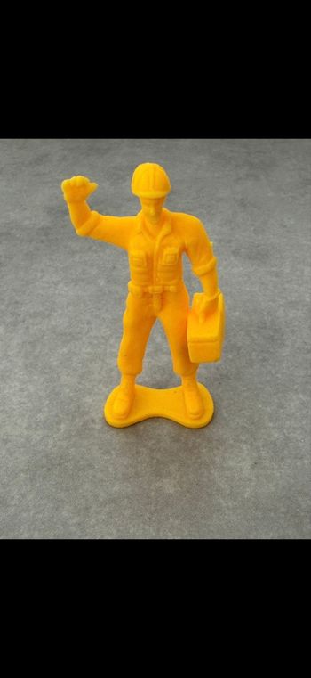 Figurine ouvrier chantier
