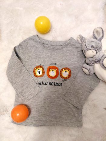 T-shirt manches longues 18 mois