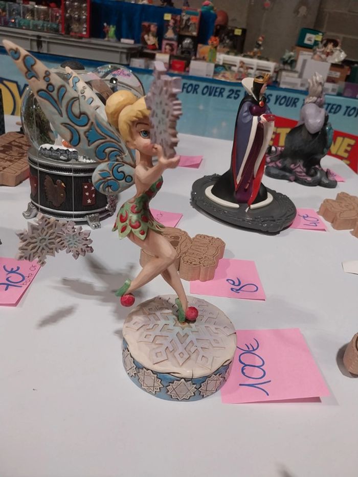 Figurine fee clochette flocon de neige - photo numéro 6