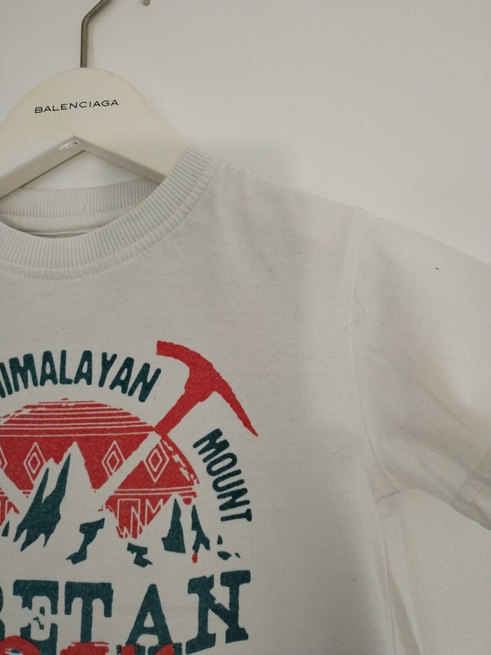 Tee shirt in extenso 5 ans blanc - photo numéro 3