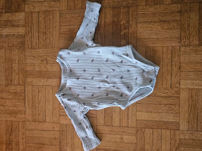 Body manches longues motifs noisettes Kiabi - 1 mois