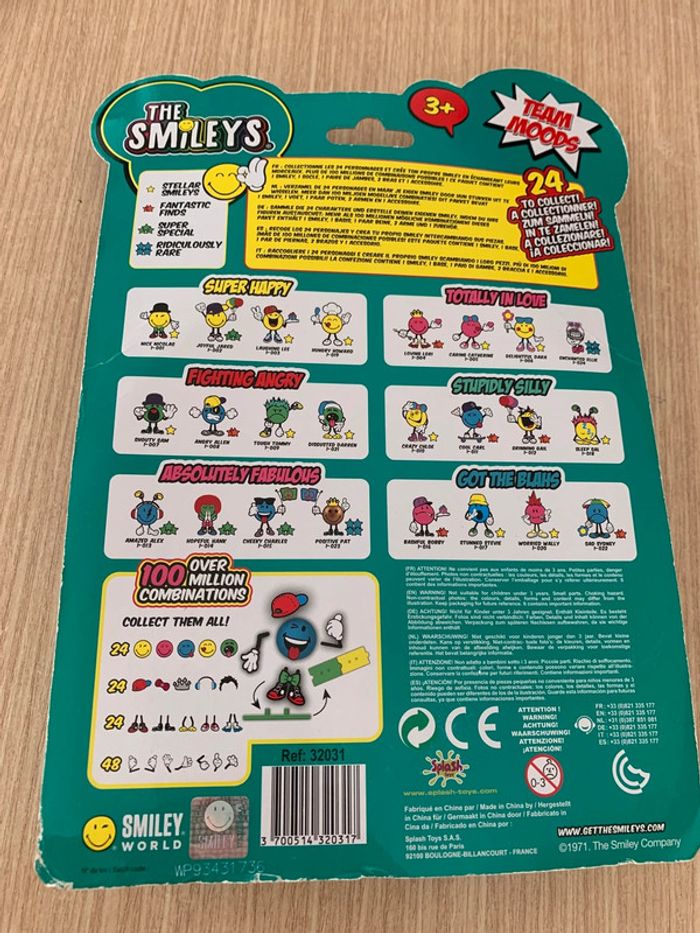Lot de 2 personnages the smileys neuf - photo numéro 2