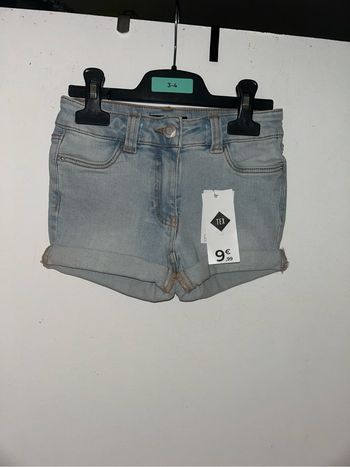 Short en jean