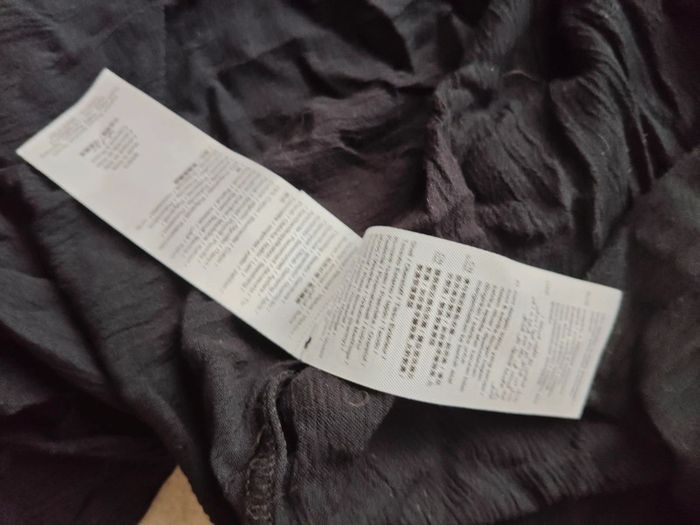 Chemise manches longues brodée noire esprit T.40 - photo numéro 5