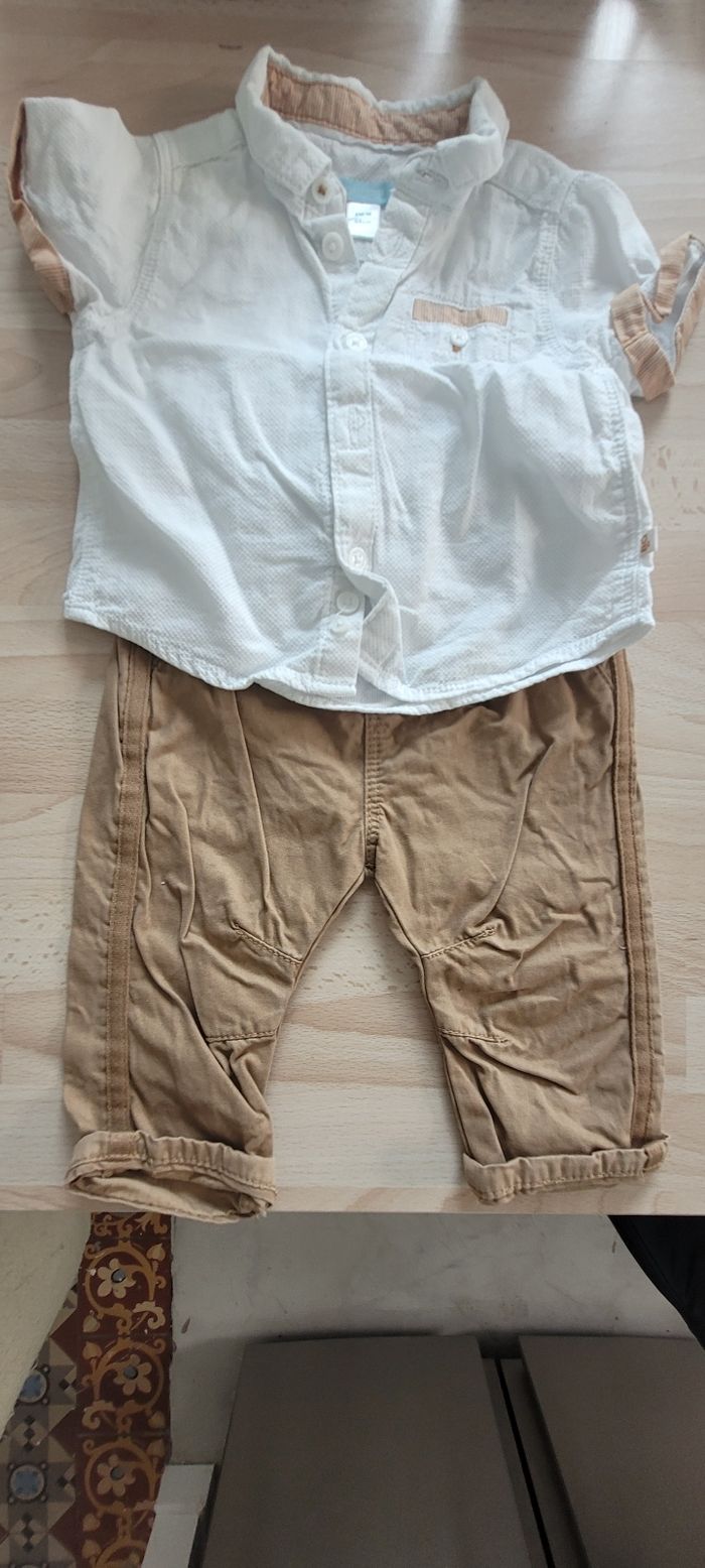 Ensemble pantalon chemisette