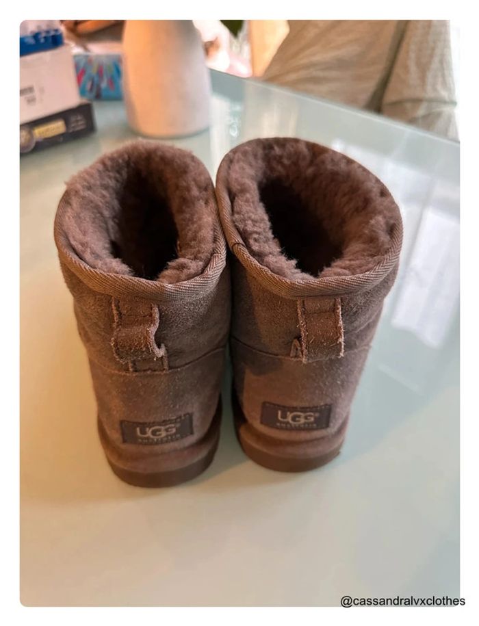 Bottes Ugg Mini courtes grises