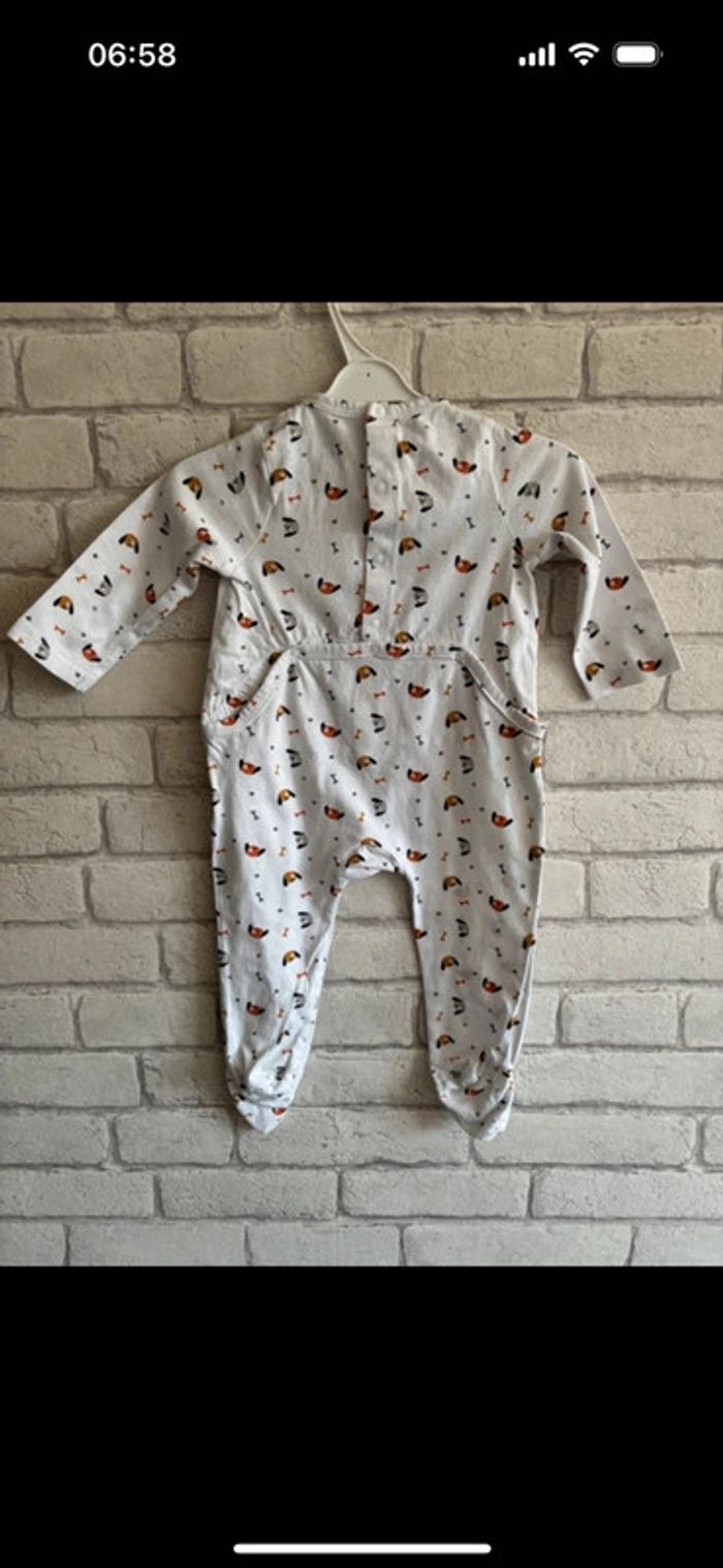 Pyjama 100% coton Bout'chou taille 9 mois - photo numéro 2